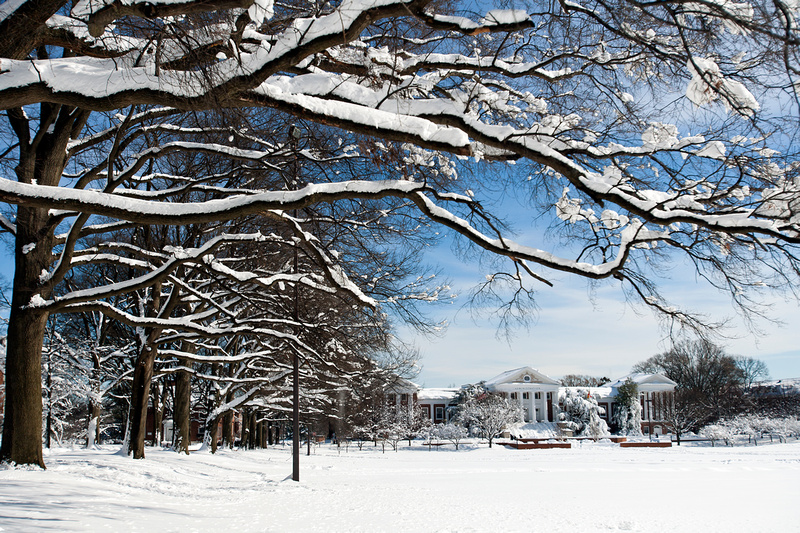 University of Maryland Photo Collection Winter Scenes