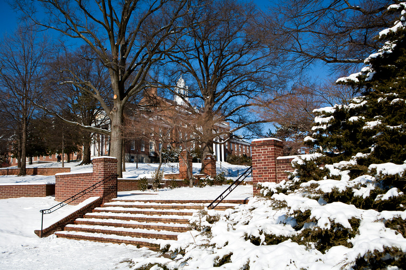 University of Maryland Photo Collection Winter Scenes