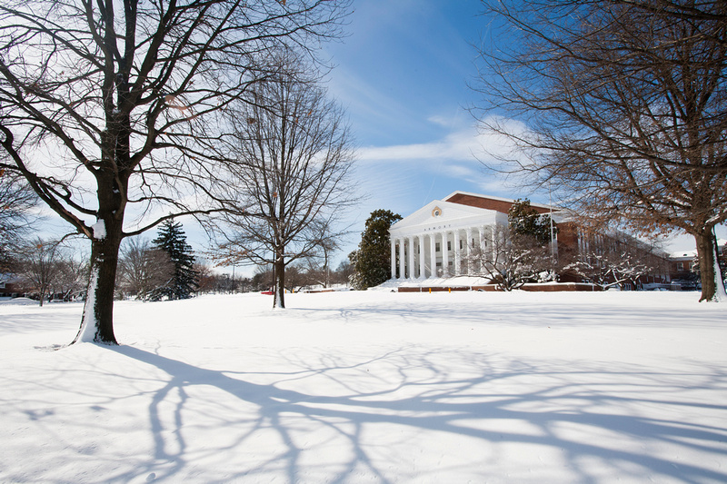 University of Maryland Photo Collection Winter Scenes