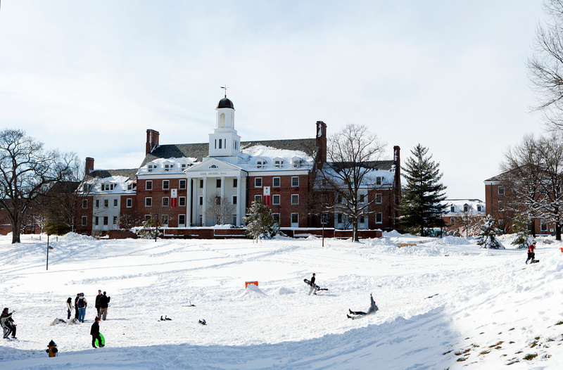 University Of Maryland Photo Collection Winter Scenes