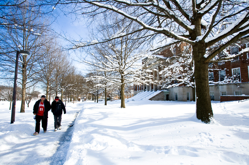 University of Maryland Photo Collection Winter Scenes